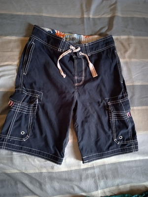 Sprider Aggressive Boys cargo swim shorts, size 12, blue
