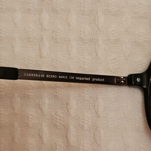 Carrera sunglasses, black, modern style