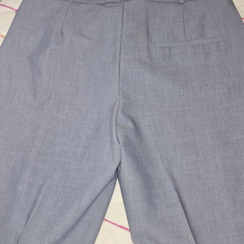 Mango Blue Crop Suit Pants New
