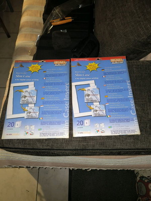 CD covers new, pack of 2, for inkjet and laser printers