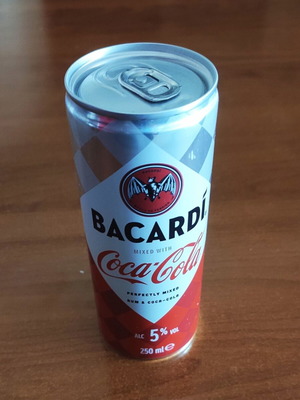 Κουτάκι Bacardi με Coca Cola 250ml καινούργιο