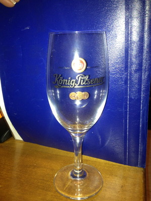 Konig Pilsener beer glass like new