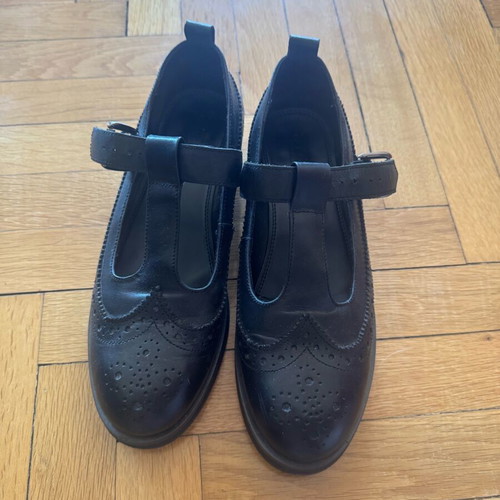 Mary Jane leather shoes ASOS black like new