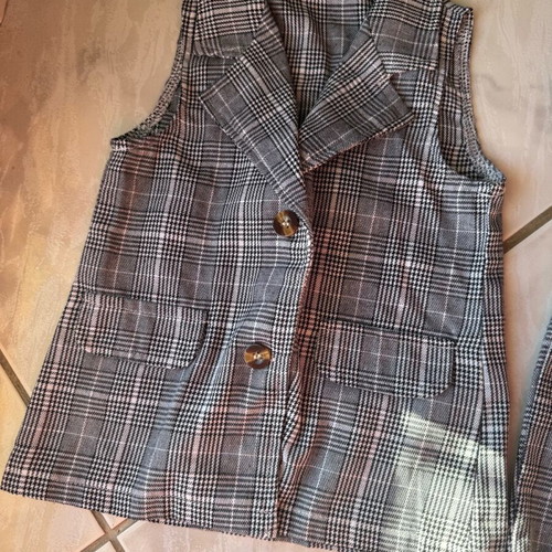 Set for 3-year-old girl like new, white and gray