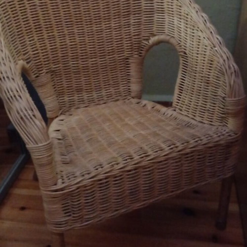IKEA AGEN children's armchair bamboo like new