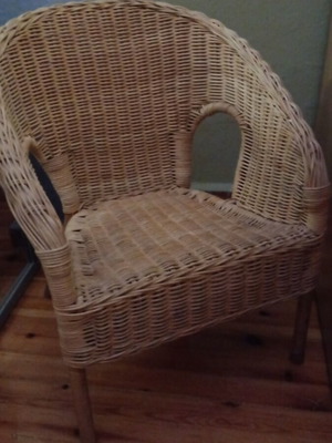 IKEA AGEN children's armchair bamboo like new