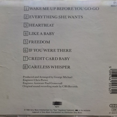Wham! Make It Big CD like new, pop