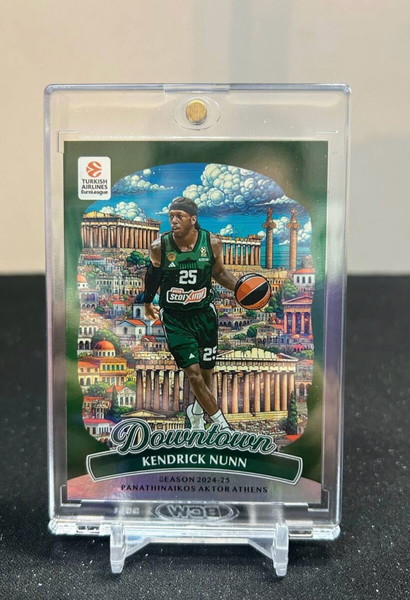 2024-25 Panini Donruss Euroleague Kendrick Nunn Downtown Panathinaikos Case Hit