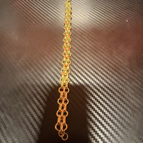 24K Gold-Plated Hand Chain Bracelet