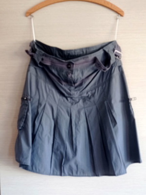 Cargo skirt used, dark gray, size 40 L