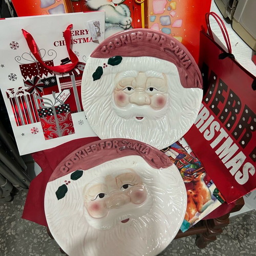 Christmas platters new, set of 2, 32 cm
