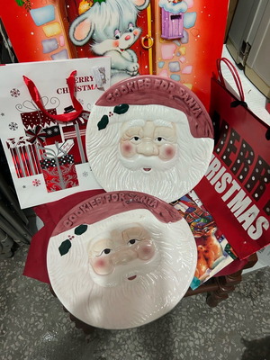 Christmas platters new, set of 2, 32 cm