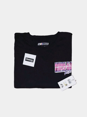 Hurley Nascar X Everyday Faster κοντομάνικο μπλουζάκι μαύρο καινούργιο, μέγεθος L