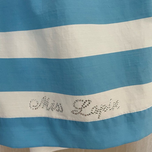Lapin House girls dress like new, white and blue, ages 8-10