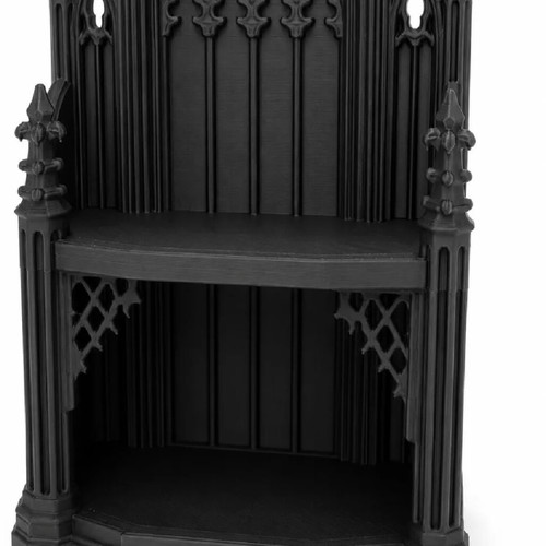 3D Printed Gothic Shelf decorative, made to order
