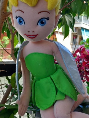 Disney Tinkerbell plush fairy 38 cm like new
