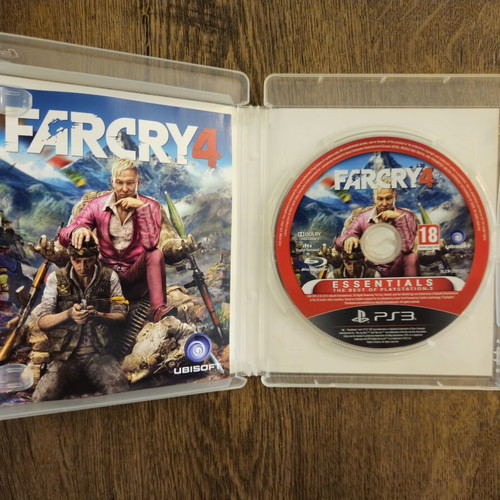 PS3 game pack with Far Cry 2, Far Cry 4, Uncharted