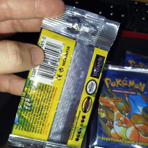 Pokemon Base Set Booster Packs Set of 3 (Sealed)