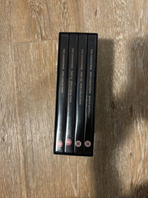 The Godfather Trilogy DVD collection with bonus disc, subtitles