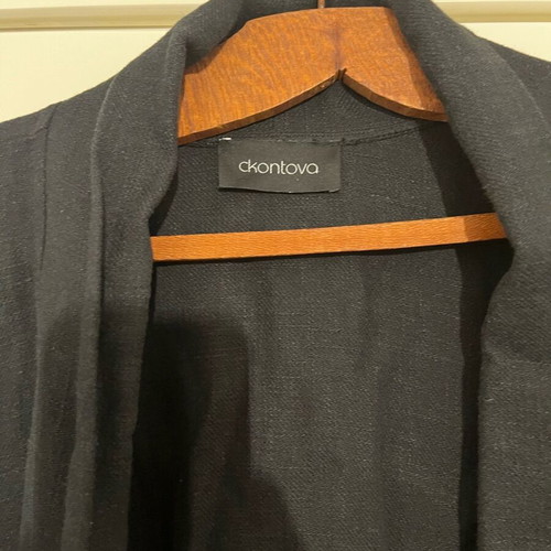 Ckontova black cardigan like new