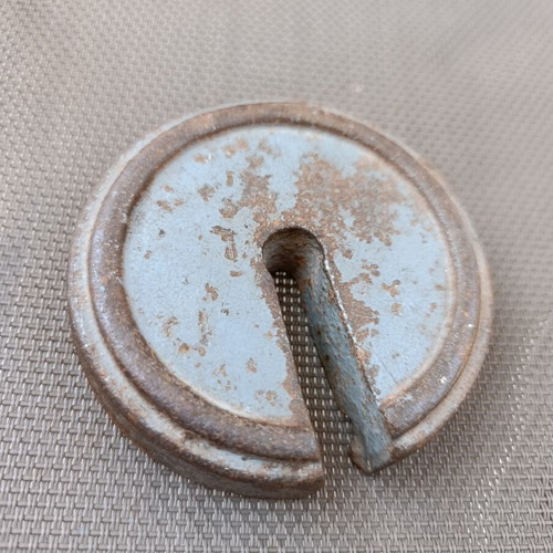 Retro weight for decor or paperweight, 8 cm diameter