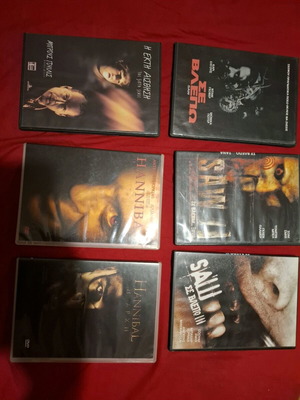 Σετ θρίλερ DVD σαν καινούργιο, 6 ταινίες με υπότιτλους