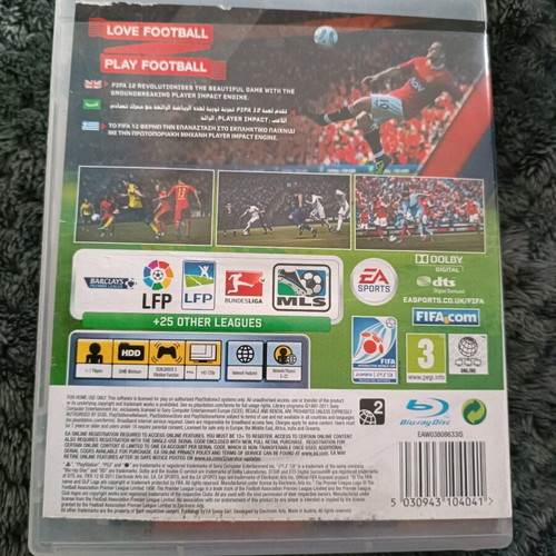 FIFA 2012 PlayStation 3 game like new