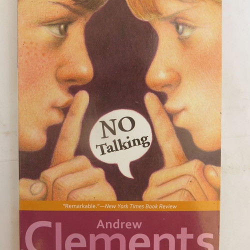 No Talking book by Andrew Clements used, in English