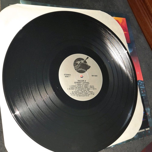 Racer X Street Lethal LP used metal album