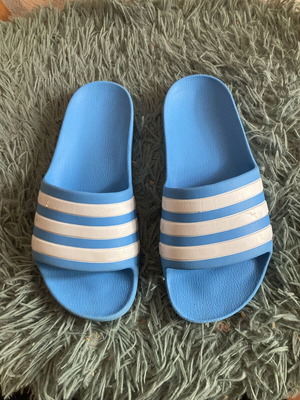 Adidas flip flops like new, size 35, blue