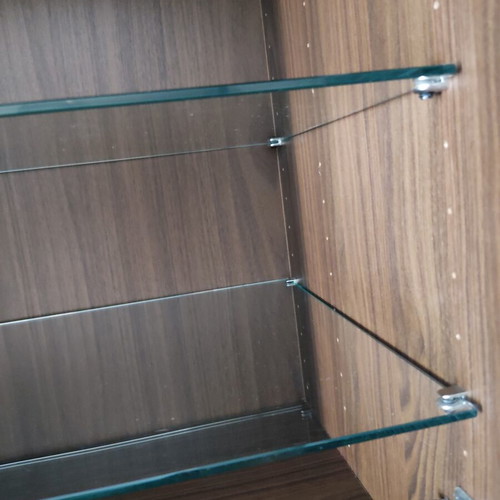 IKEA Besta glass shelves set of 2, like new