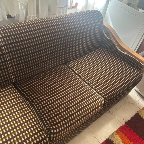 Sofa bed used with some wear
