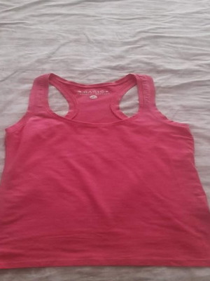 Bershka sleeveless top new, pink, size S