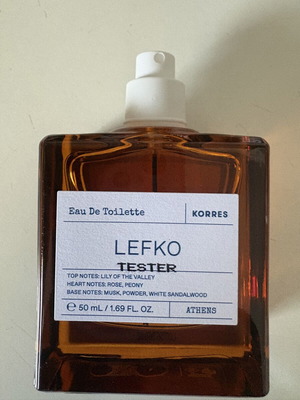 Korres Lefko Eau de Toilette 50ml new official tester