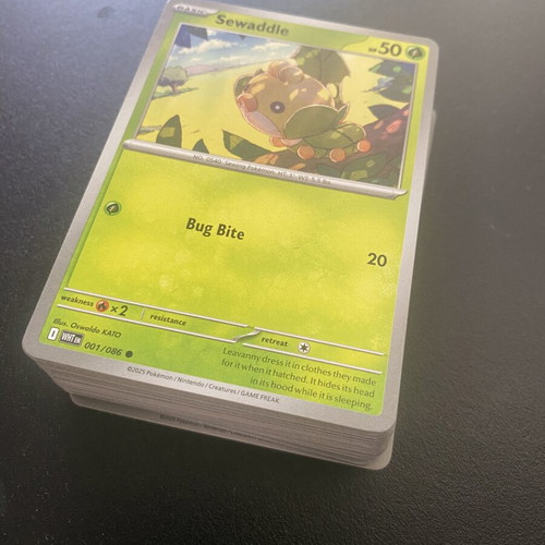 Pokemon cards set White Flair, 62 common and uncommon
