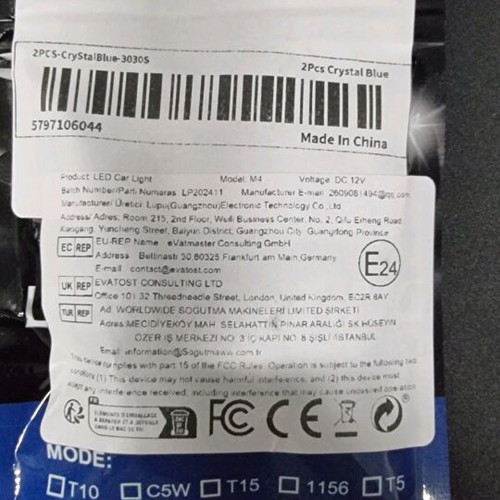 LED blue car bulbs new