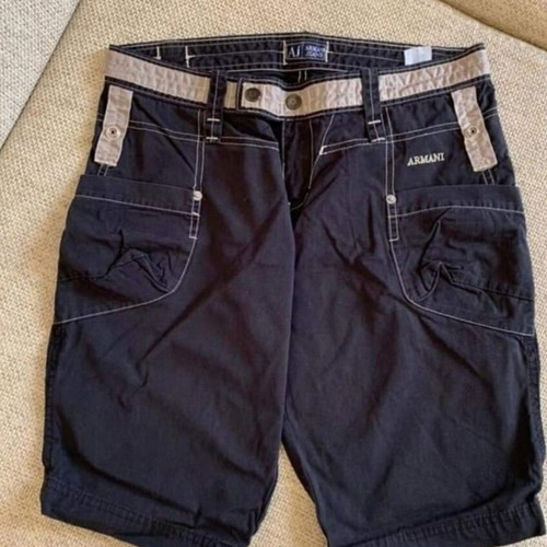 Armani Jeans shorts used, size small, black, low rise