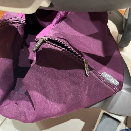 Stokke stroller used, complete with carrycot and accessories