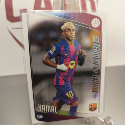 Lamine Yamal 2025-26 Topps UCL Team Of The Season sticker new
