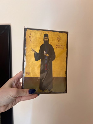 Saint Ephraim icon new with plastic wrap
