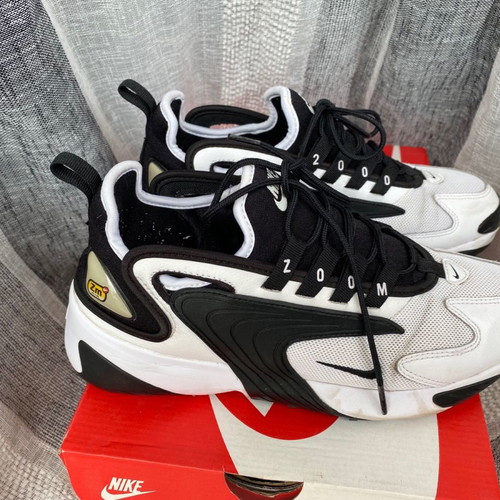 Nike Zoom 2k used athletic shoes size 40.5 white