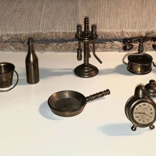 Vintage brass miniatures like new collectible