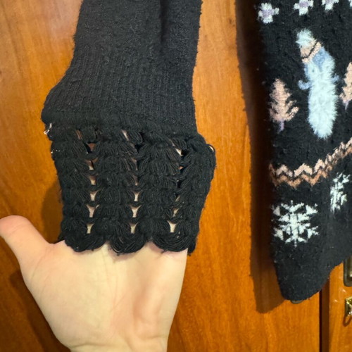 Knitted dress girl 10 years like new, colorful H&M
