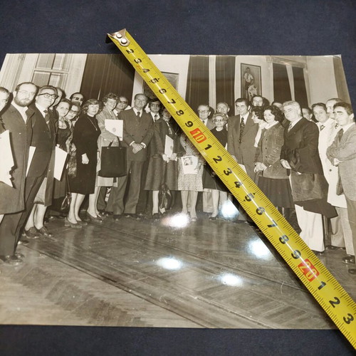 Collectible photo Chile Allende 1975 used, Mayor Papatheodorou