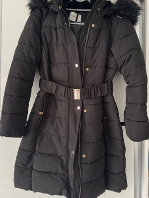 Stradivarius Μακρύ Puffer Μπουφάν Σαν Καινούργιο, Μέγεθος S, Μαύρο