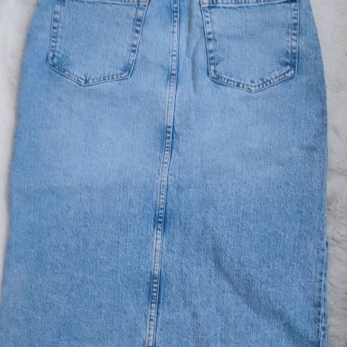 Denim skirt Zara new, size Small, blue