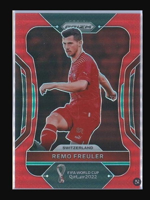 2022 Panini Prizm Fifa W.C. Qatar Remo Freuler Switzerland Red card like new