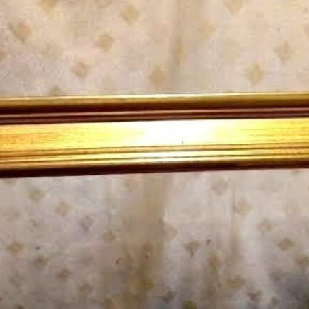 Gold wooden frame 80x100 cm horizontal new