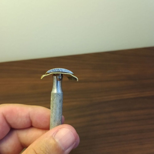Primo Open Comb Greek double-edged razor used from the 70's