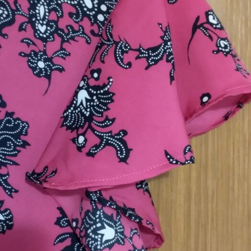 Gigi Parker fuchsia dress, size L, cotton fabric
